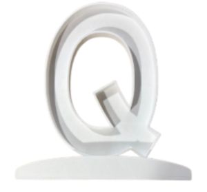 Letra Premium SIGNA STAND 15 cms Blanco - Q