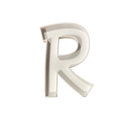 Letra Premium SIGNA LITE 18 cms Blanco - R