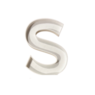 Letra Premium SIGNA LITE 18 cms Blanco - S