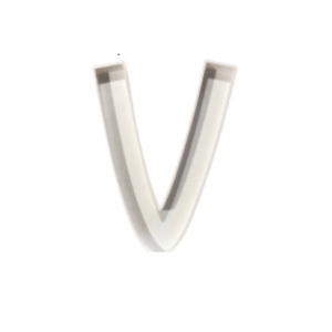 Letra Premium SIGNA LITE 15 cms Blanco - V