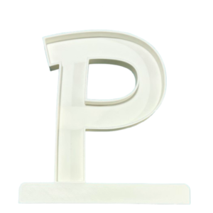 Letra Premium SIGNA STAND 15 cms Blanco - P