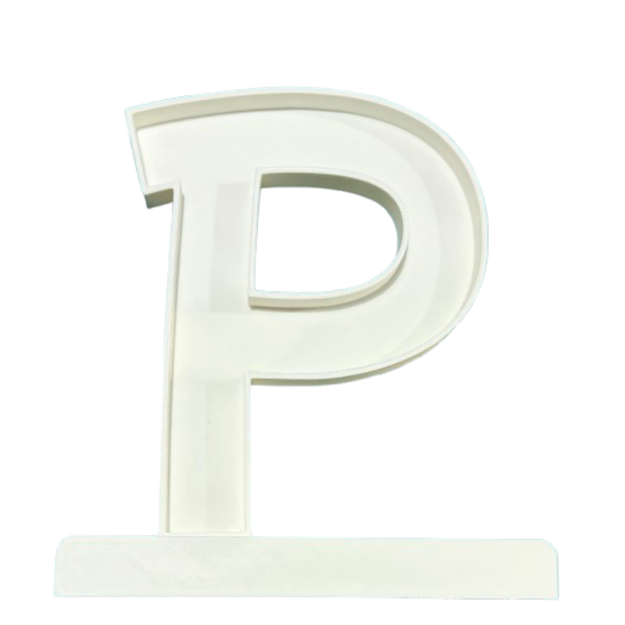 Letra Premium SIGNA STAND 15 cms Blanco - P