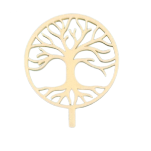 Paquete 5 picks Arbol del Vida 6 cm Vainilla