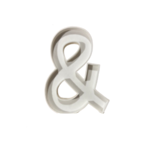 Letra Premium SIGNA LITE 15 cms Blanco - &