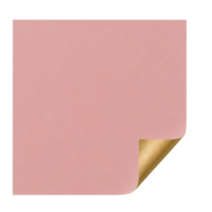 Celofán Opaco 70x40 Mate Rosa-Oro