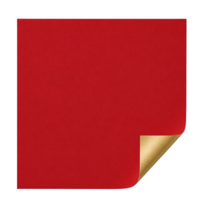Celofán Opaco 70x40 Mate Rojo-Oro