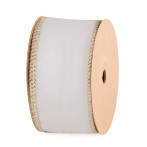 Cinta Terciopelo 63 mm x 10 mts Blanco