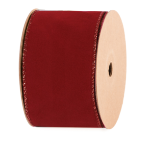 Cinta Terciopelo 63 mm x 10 mts Burdeos