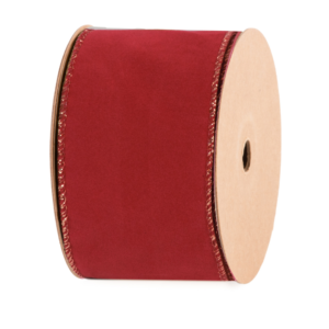 Cinta Terciopelo 63 mm x 10 mts Rojo