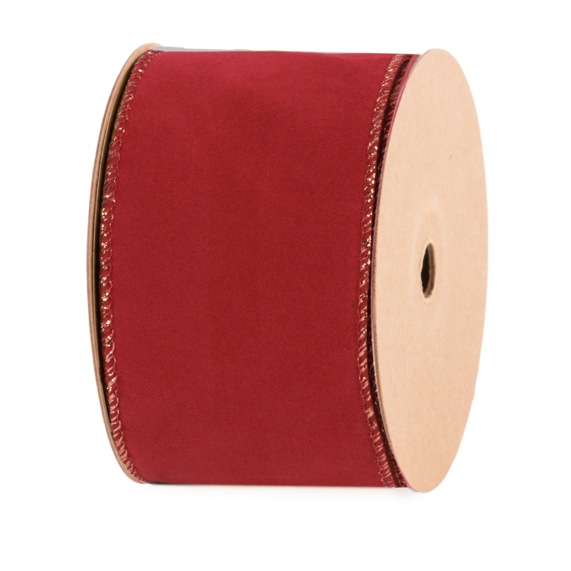 Cinta Terciopelo 63 mm x 10 mts Rojo