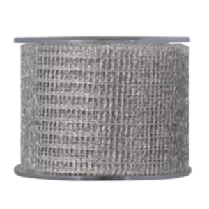 Cinta textil Rejilla metal 98 mm x 15 mts Plata