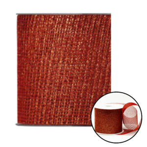 Cinta textil Rejilla metal 98 mm x 15 mts Rojo