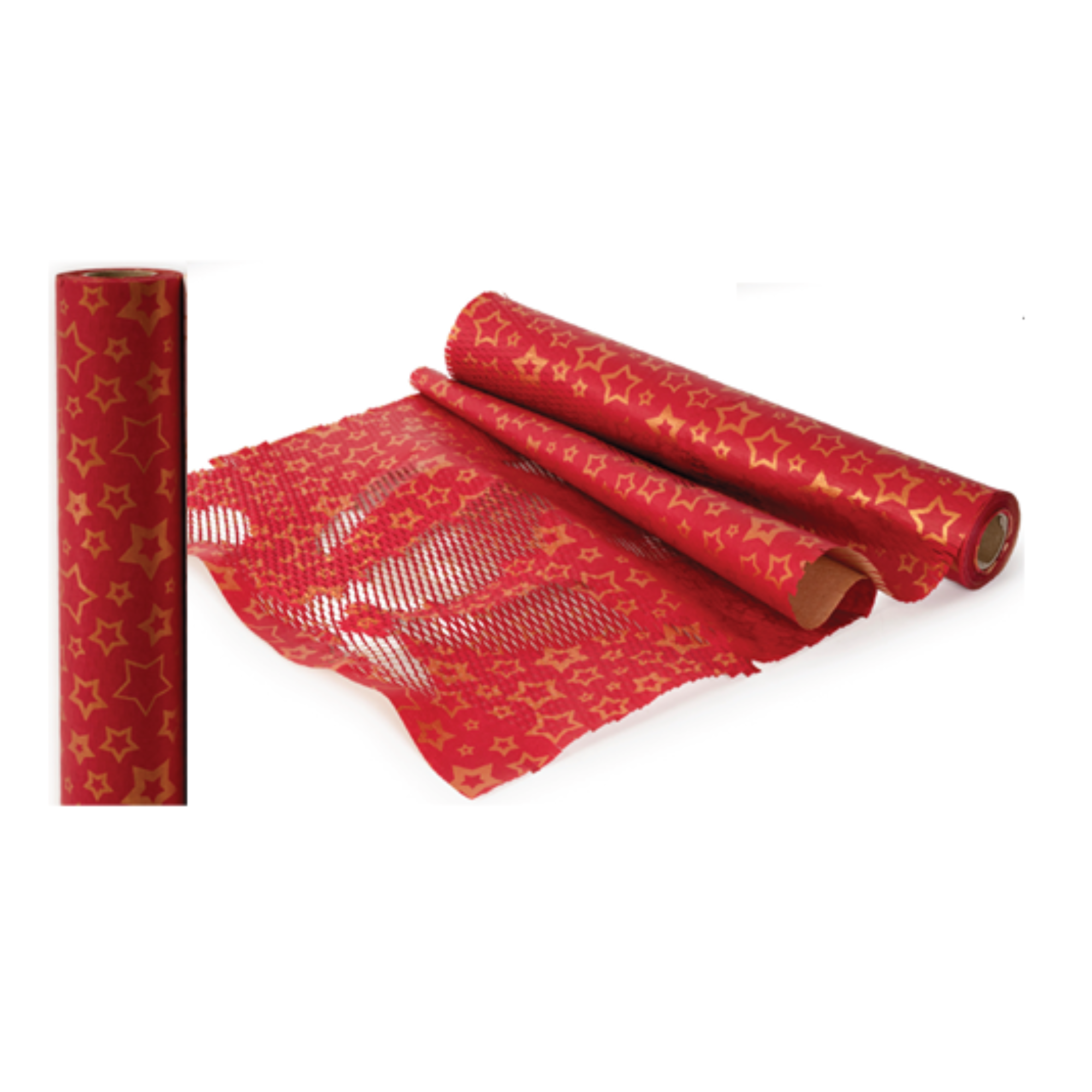 Bobina Papel Rejilla Supernova 50 mm x 25 mt Rojo