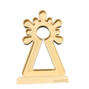 Silueta Virgen del Pilar Monge Joyeros 15 cm efecto Madera