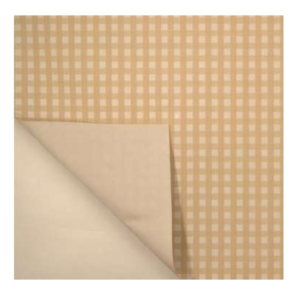 Celofán Opaco 70 cm x 40 m Doble Vichy Habana