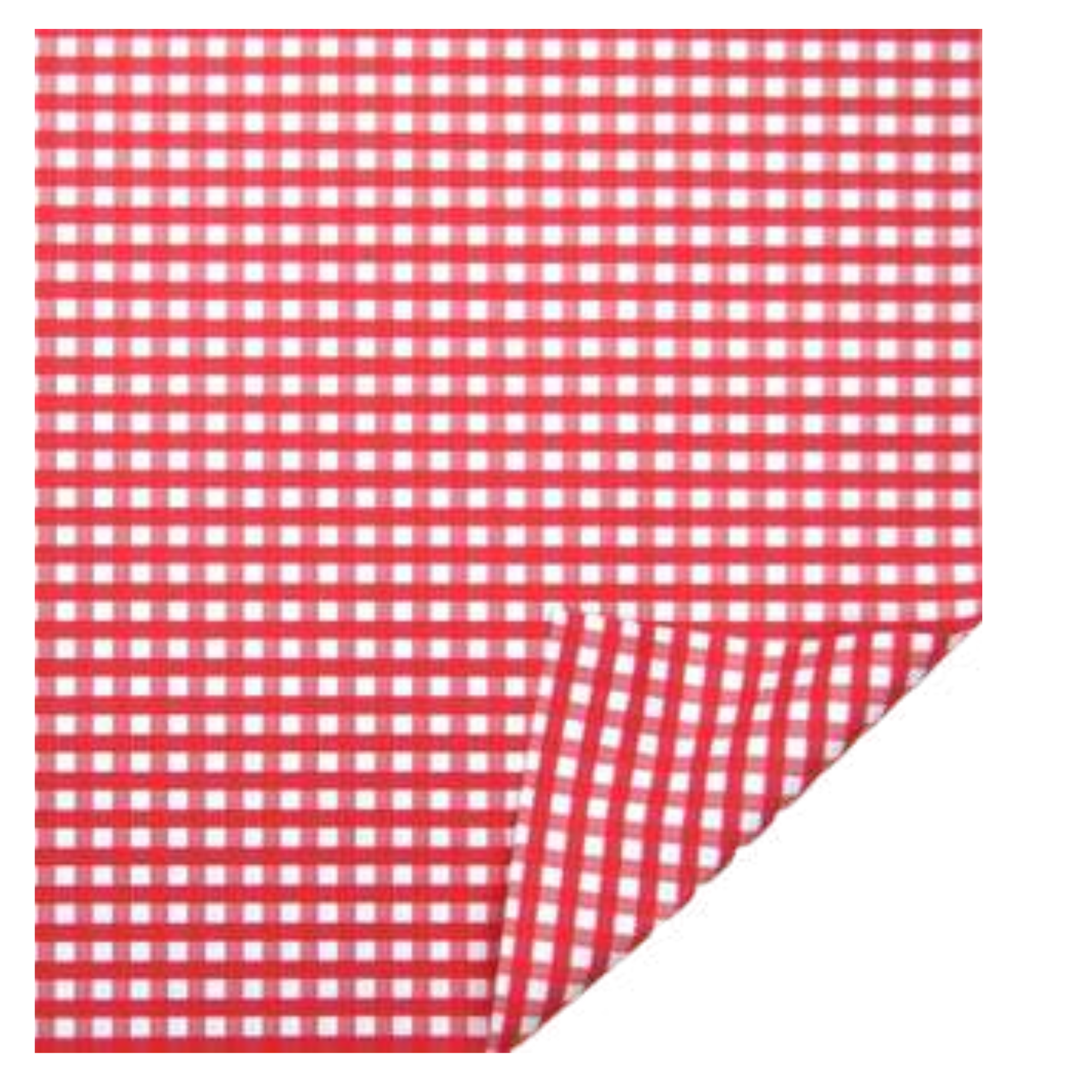 Celofán Opaco 70 cm x 40 m Vichy Rojo