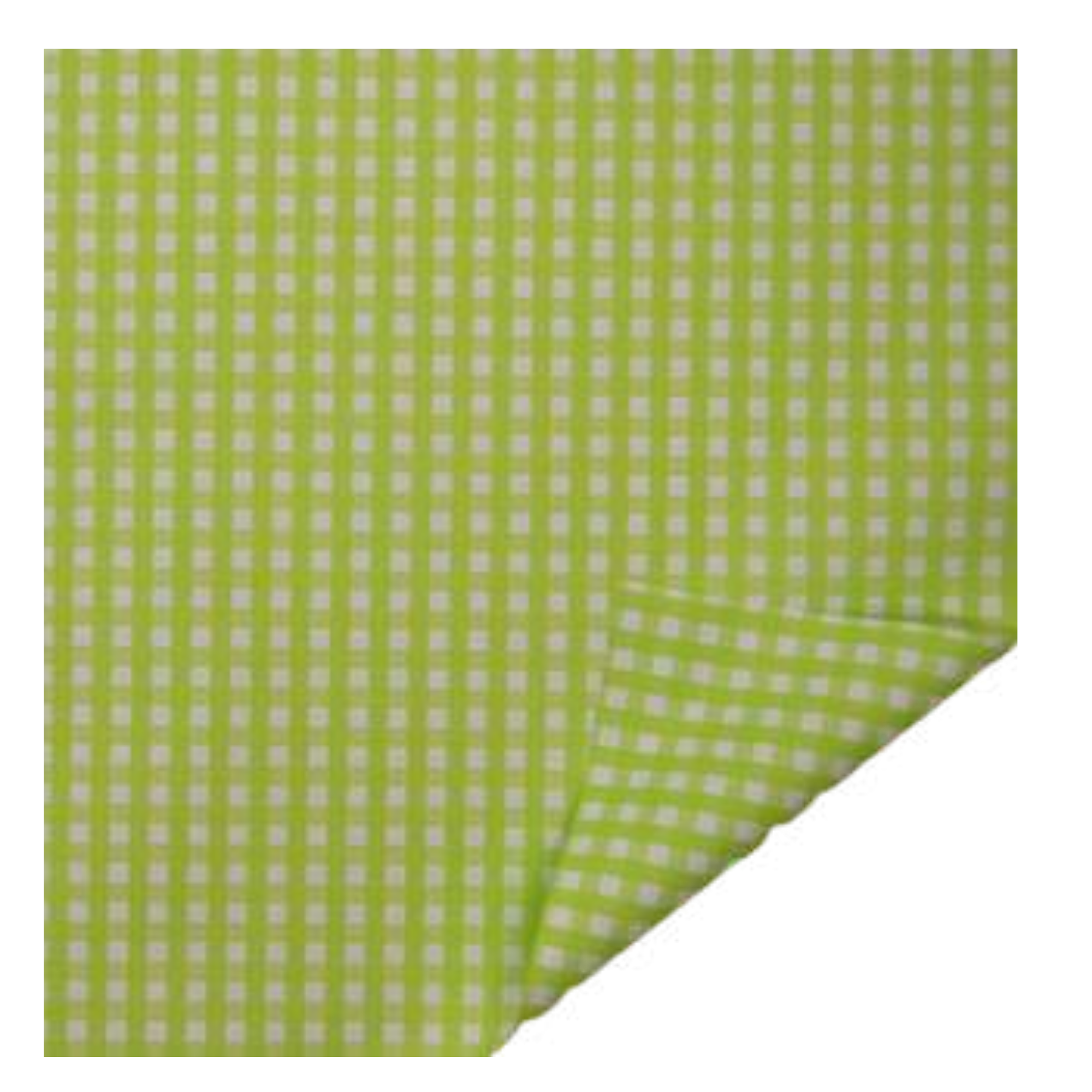 Celofán Opaco 70 cm x 40 m Vichy Verde Lima
