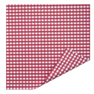 Celofán Opaco 70 cm x 40 m Vichy Burdeos