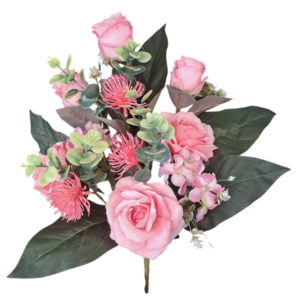 Ramillete encarado 6 rosas 57 cm uc.24 Rosa