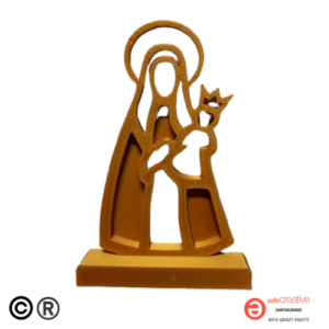 Virgen del Carmen 18 cm