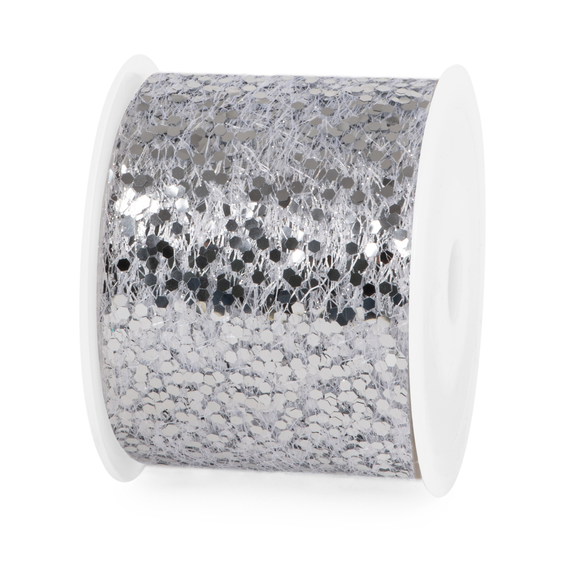 Cinta Confeti 60 mm x 20 m Plata