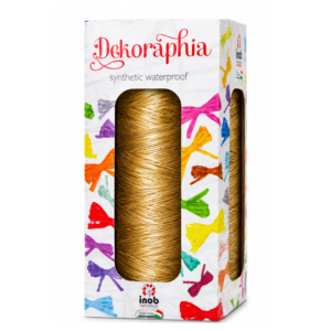 Rafia Sintética en caja 15 mm x 200 m Oro