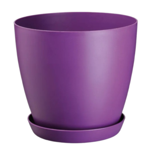 Cubremacetas Fresh Ø 14x 13 h con plato Violeta