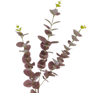 Relleno Eucalipto 3 ramas 83 cm uc.40 Malva