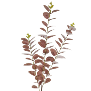Relleno Eucalipto 3 ramas 83 cm uc.40 Rosa Vintage